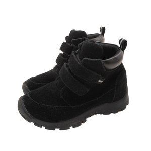 Lands End Boots Little Kids Boy's Size 10 M Adjustable Straps Black Suede